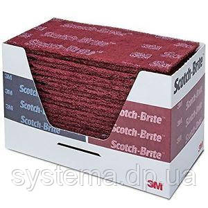 Тонкий шліфувальний лист скотч-брайт, пурпурний, 114х228 мм - 3M 64659 Scotch-Brite™ Durable Flex A VFN, фото 1