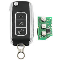 Пульт ДУ ЦЗ авто Keydiy ключ NB07 (NB-ATT-46) ID46 3 кнопки болванка заготовка для программатора KD900, KD