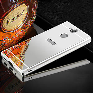 Металевий дзеркальний чохол бампер Mirror для Sony Xperia XA2 (4 кольори в наявності) 