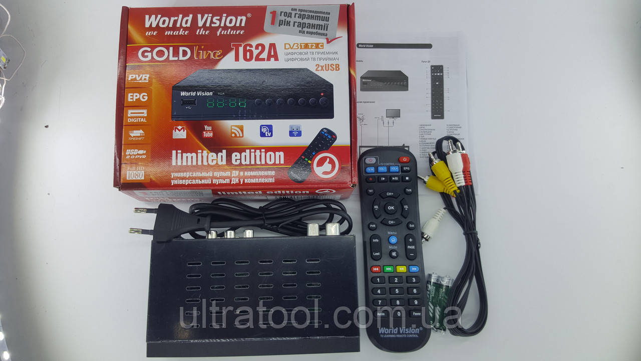 TV Тюнер World Vision T62A T2 2 USB Standart