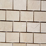 Декоративная мозаика Лофт из мрамора полированная, лист 1х30,5х30,5, фото 3