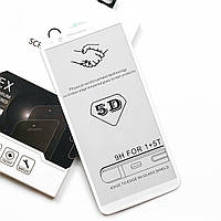 Захисне скло 5D Premium для OnePlus 5 White