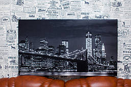 Бруклінський міст. Brooklyn Bridge. 40х70 см. Картина на полотні.