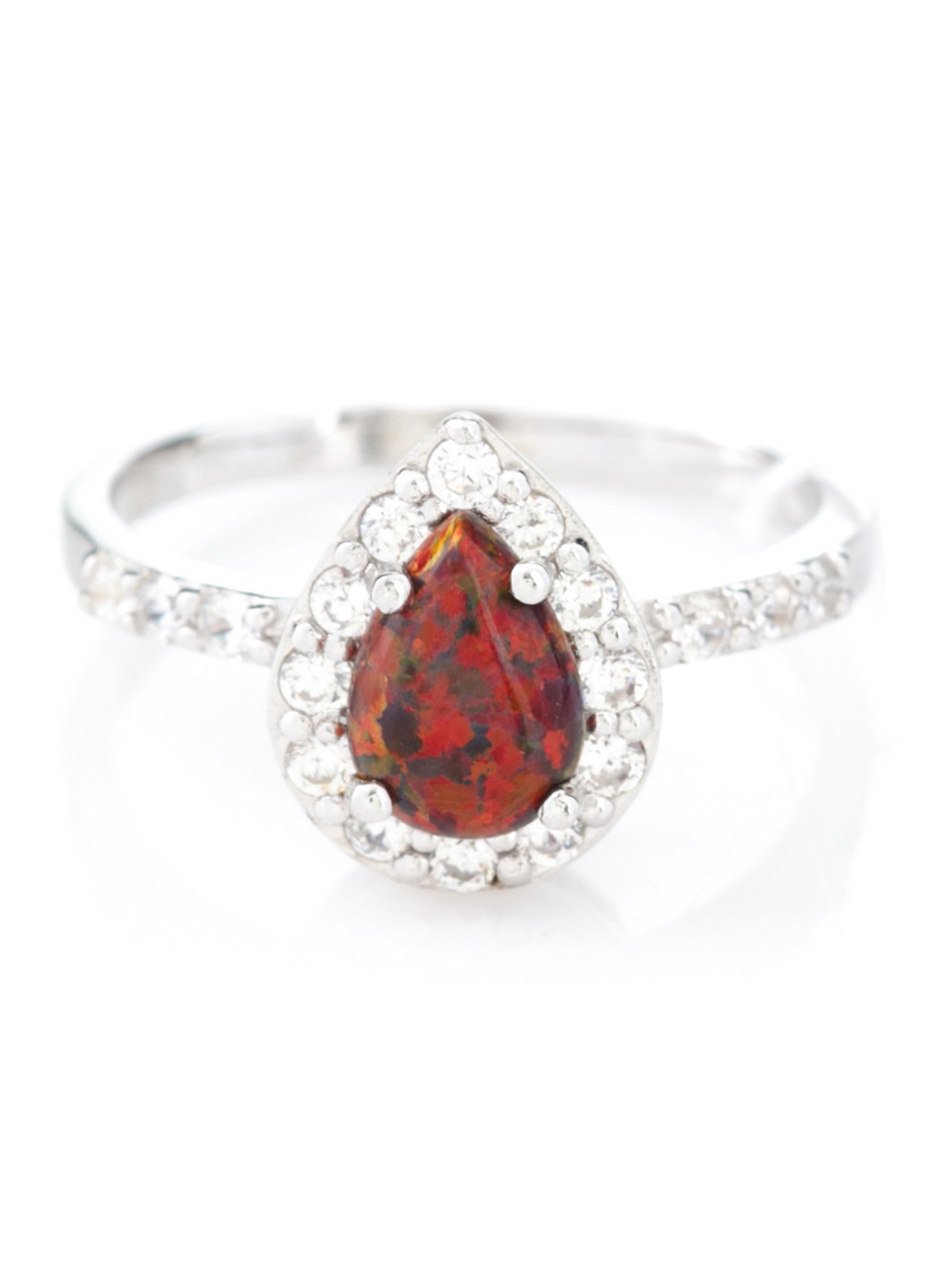 Каблучка срібна з опалом 1032-опк, фото 1