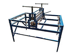 Валковий вирубний прес із ручним приводом для плоского висікання | Прокатно висічний верстат ручний ПВ1300