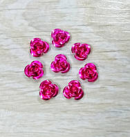 Стрази-квіти для декору нігтів і Hand Made рожевий
