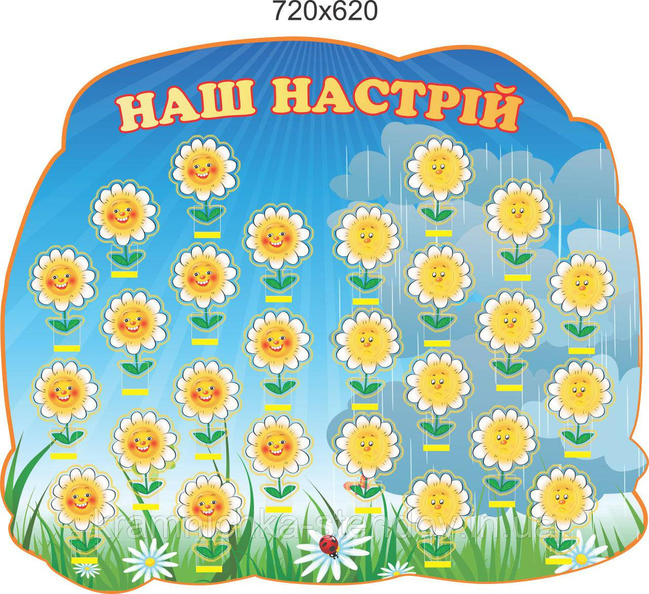 Куточок настрою в дитячий садок:" Наголок настрою"