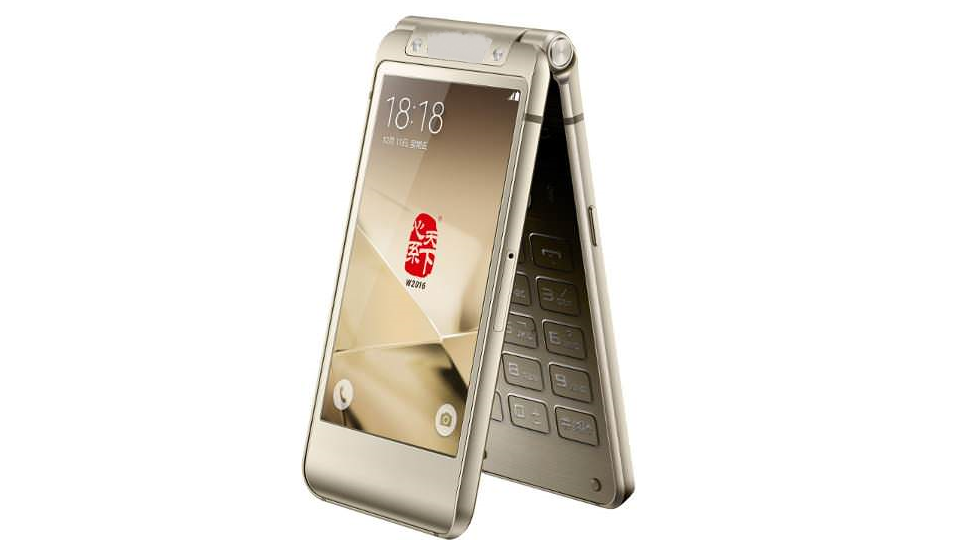 Розкладний смартфон tkexun W2016 gold