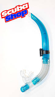 Трубка для снорклінга Verus Escape з нижнім клапаном, колір синій