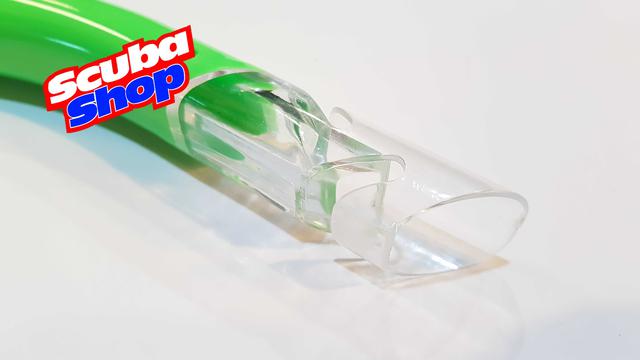 Трубка для снорклінга Verus Escape з нижнім клапаном, колір зелений