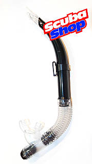 Трубка для снорклінга Verus Escape з нижнім клапаном, колір чорний