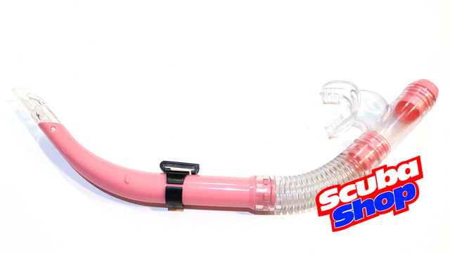 Трубка для снорклінга Verus Escape з нижнім клапаном, колір рожевий Трубка для снорклінга Verus Escape з нижнім клапаном, колір рожевий