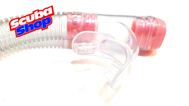 Трубка для снорклінга Verus Escape з нижнім клапаном, колір рожевий Трубка для снорклінга Verus Escape з нижнім клапаном, колір рожевий