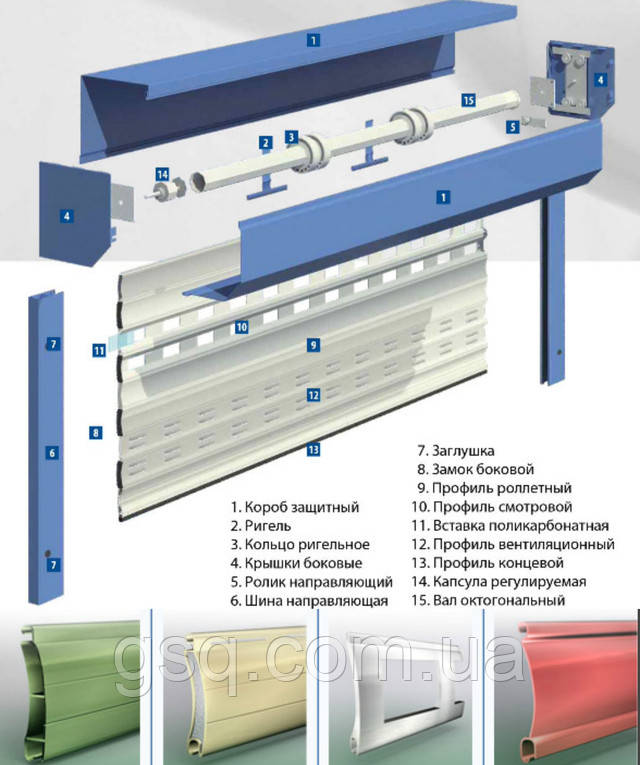 купить ролетные ворота заказать в Киеве