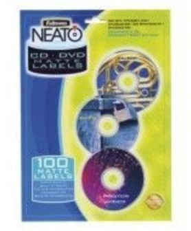 Матові вкладки NEATO Fellowes до коробок Simline для CD / DVD дисків f.84498