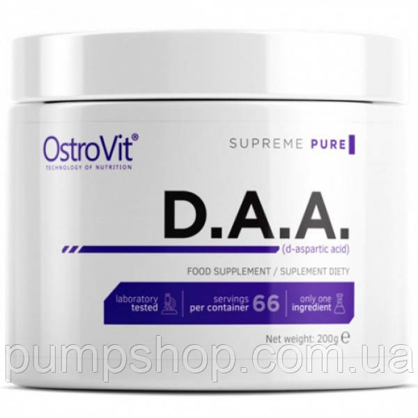 Д-апаргінова кислота Ostrovit Pure DAA 200 г