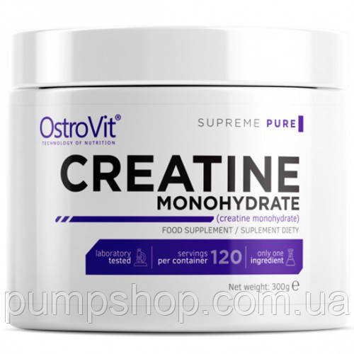 Креатин моногидрат OstroVit Creatine Monohydrate 300 г - фото 2 - id-p367289899