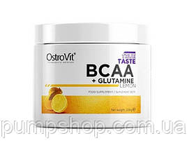 Амінокислоти Бцаа Ostrovit BCAA+L-Glutamine 200 г (без смаку), фото 3