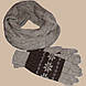 В'язані рукавички з мітенками з норвезькими орнаментами, фото 2