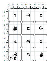 Многоразовые трафареты для аэрографии на ногтях
