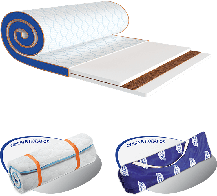 Тонкий матрац Flex-Kokos ЕММ h8 Sleep&Fly Mini футон, фото 6