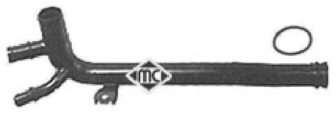 Трубка системи охолодження (03109) Metalcaucho