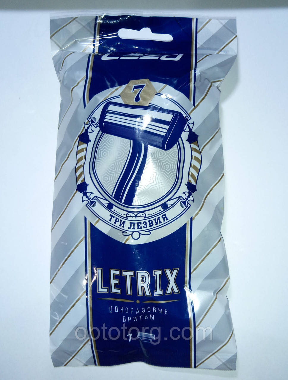 Бритви одноразові ЛЕЗО ЛІТРИКС (LEZO LETRIX) 3 леза 7 шт.