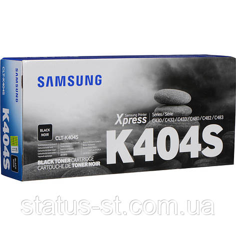 Заправка картриджа Samsung CLT-K404S black для принтера SL-C480W, SL-C430W, фото 2