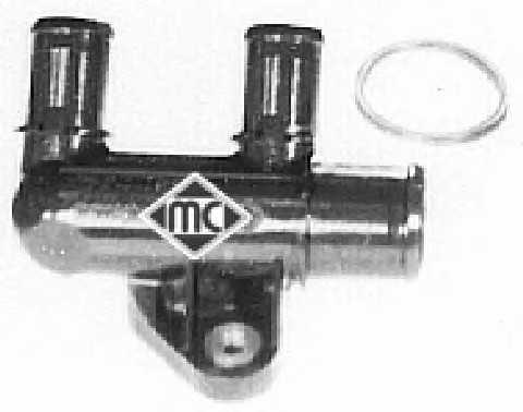 Фланець системи охолодження (03523) Metalcaucho