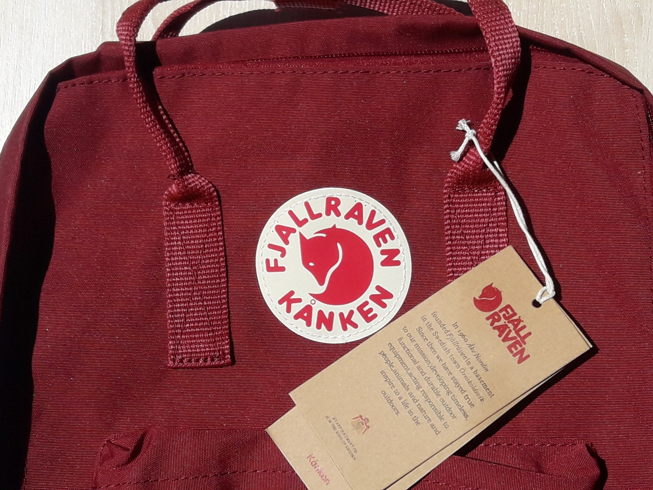 Рюкзак молодежный школьный Fjallraven Kanken classic bag bordo. Живое фото. Premium (топ ААА+) - фото 4 - id-p532523737