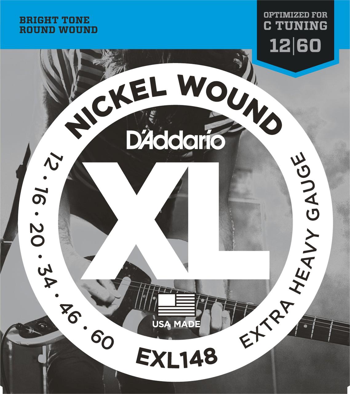 Струни для електрогітари D*ADDARIO EXL-148 (0.12-0.60)