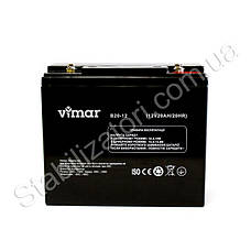 VIMAR B20-12 — 12 В — 20 А/год — мультигелевий акумулятор, AGM, фото 3