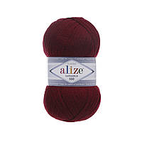 Alize Lanagold 800 (Ализе Ланаголд 800) бордовый №57