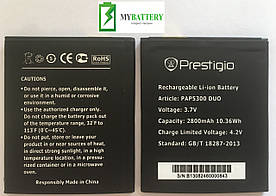 Оригінальний акумулятор АКБ батарея Prestigio Prestigio PAP5300 Li-ion 3.7V 2800mAh