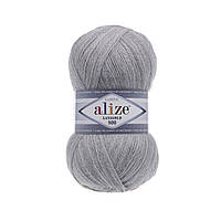 Alize Lanagold 800 (Ализе Ланаголд 800) пепельный меланж №684
