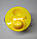 Стакан непроливайка, пластиковий, 180 мл, жовтий, фото 3