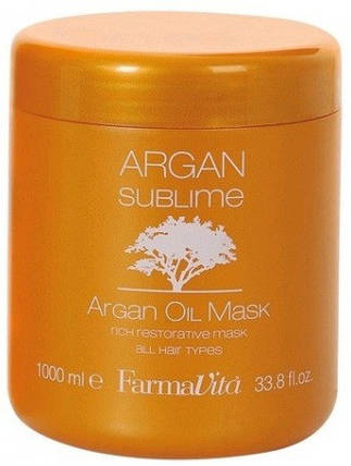 Маска для волосся з аргановою олією Farmavita Argan Sublime Mask 1000 мл, фото 1