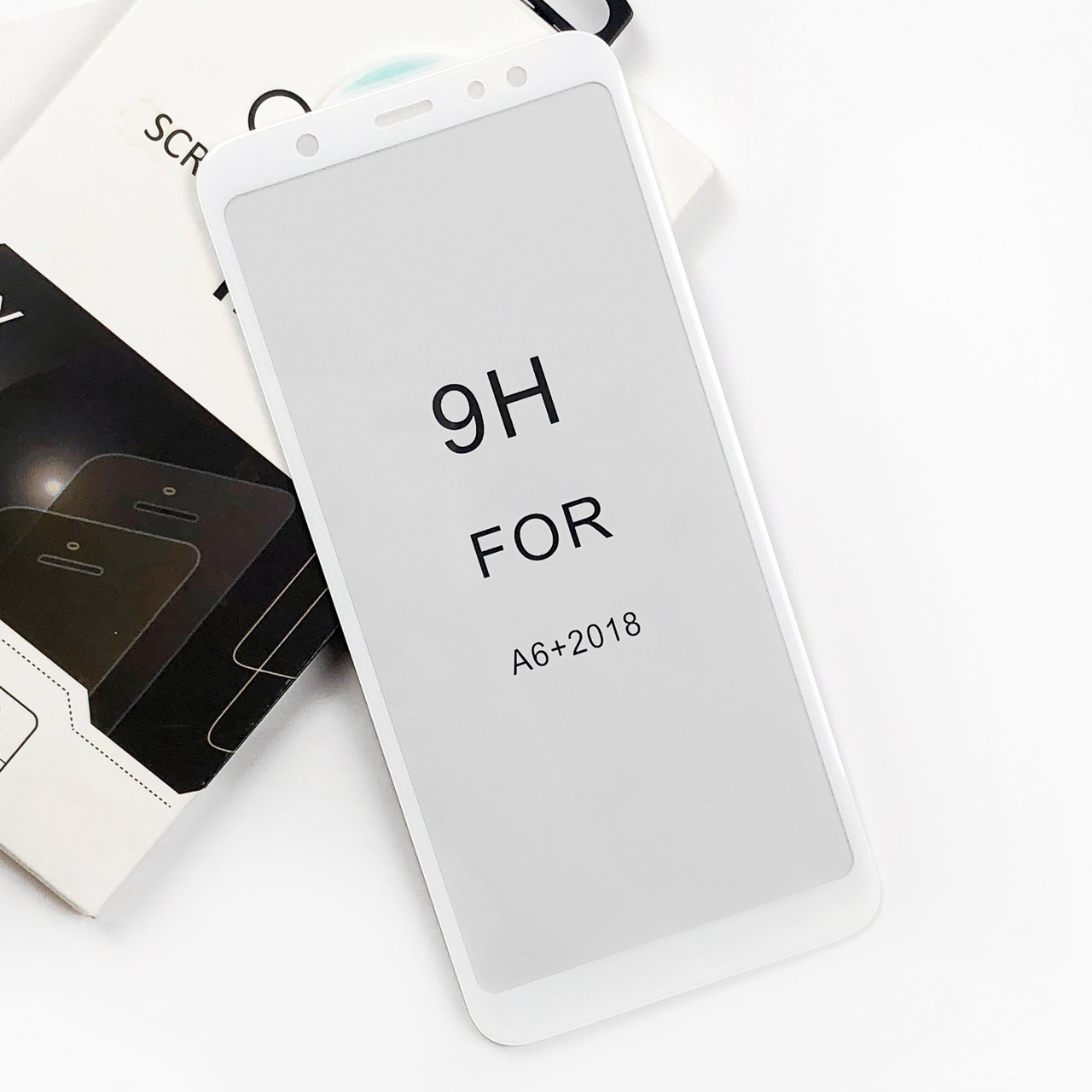 Захисне скло 5D Premium для Samsung A6 Plus 2018 White