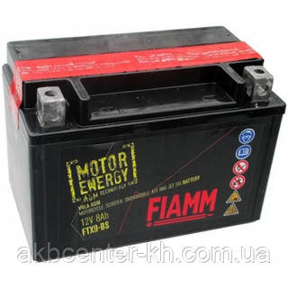 Мотоакумулятори AGM FIAMM FTX9-BS, фото 1