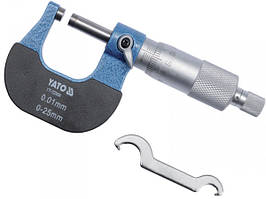 Мікрометр 0-25 мм YATO