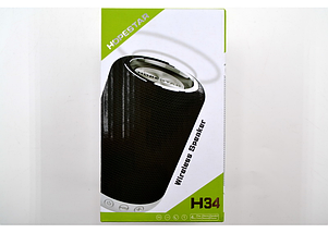 Портативна бездротова колонка Hopestar H-34 USB, Bluetooth, Лінійний аудіовхід, AUX; MP3, Радіо, фото 3