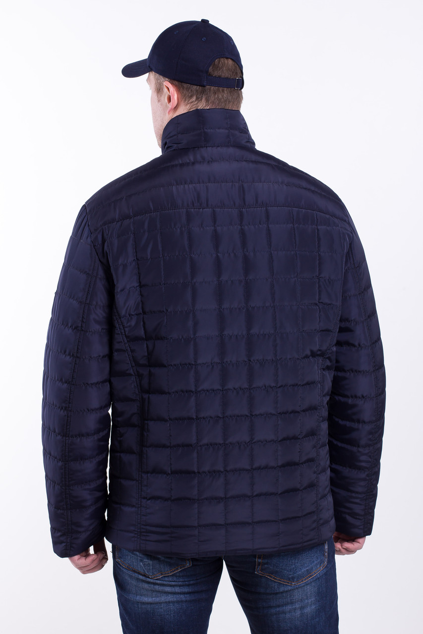 Куртки мужские весенние большого размера 48-70 синий - фото 4 - id-p755969695