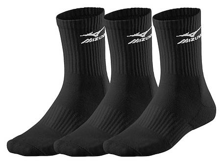 Набір спортивних шкарпеток із 3 пар Mizuno Training 3P Socks 32GX6A54-09 (Розмір М EU 38-40), фото 1