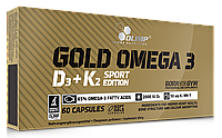 Рыбий жир Olimp Gold Omega 3 D3+K2 Sport Edition 60 caps
