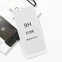 Захисне скло 5D Premium для Xiaomi Redmi 6 Pro, Mi A2 lite White