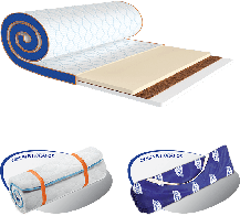Тонкий матрац Memo 2в1 Kokos/ Мемо 2в1 Кокос 80х200 ЕММ h8 Sleep&Fly Mini футон, фото 6