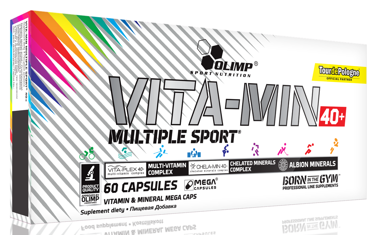 Вітаміни 40+ Olimp Vitamin Multiple Sport 40+ 60 caps