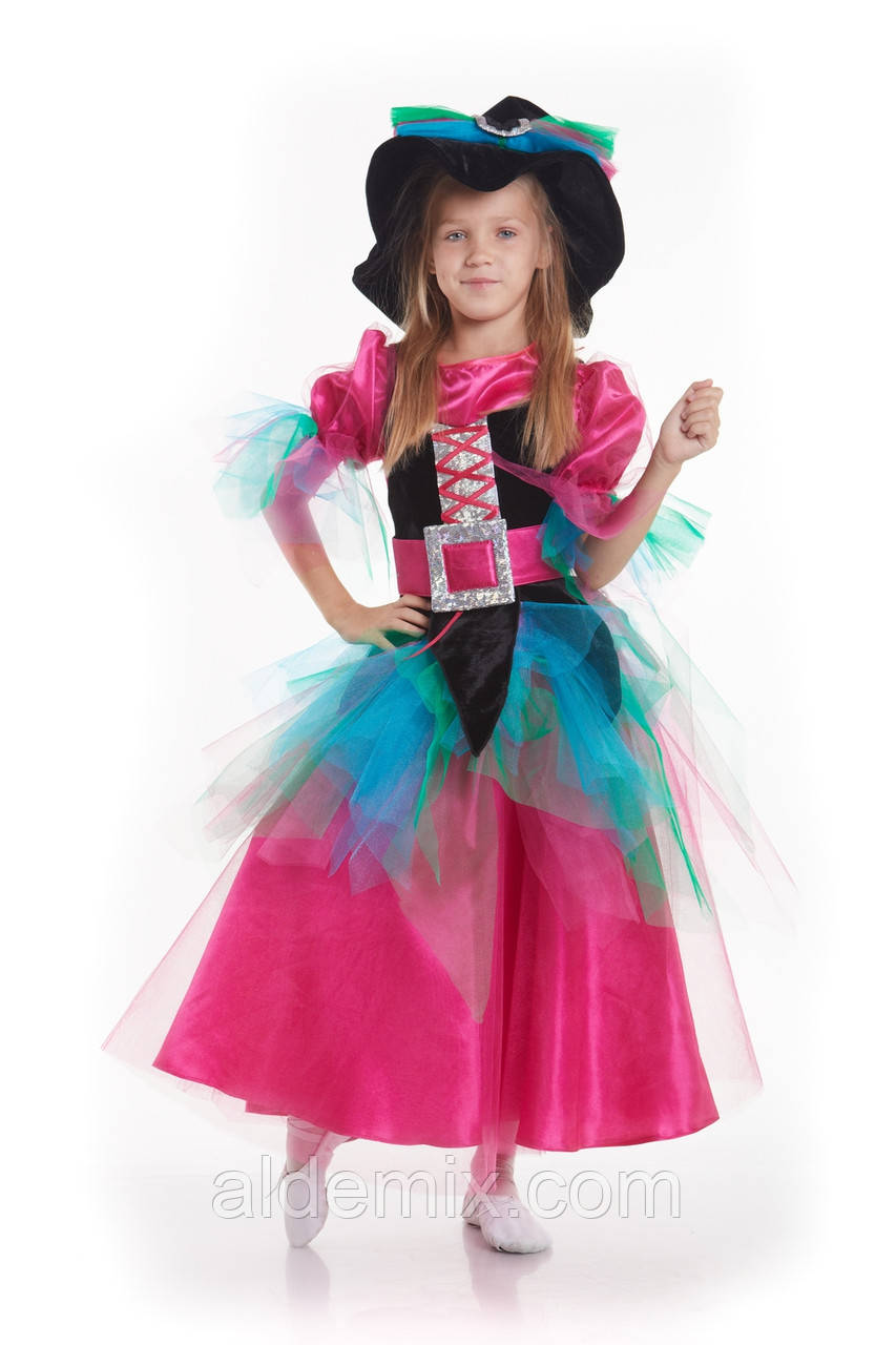 Дитячий карнавальний костюм "Відьма" для дівчинки