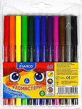 Фломастери Marco Super Washeble 12 кольорів 1690-12, 802139