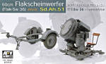 Німецький SW-36 автоприціл/С SD.AH.51 трейлер 1/35 AFV CLUB AF35125